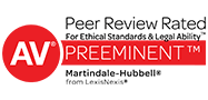Peer Review Rated AV Preeminent Logo