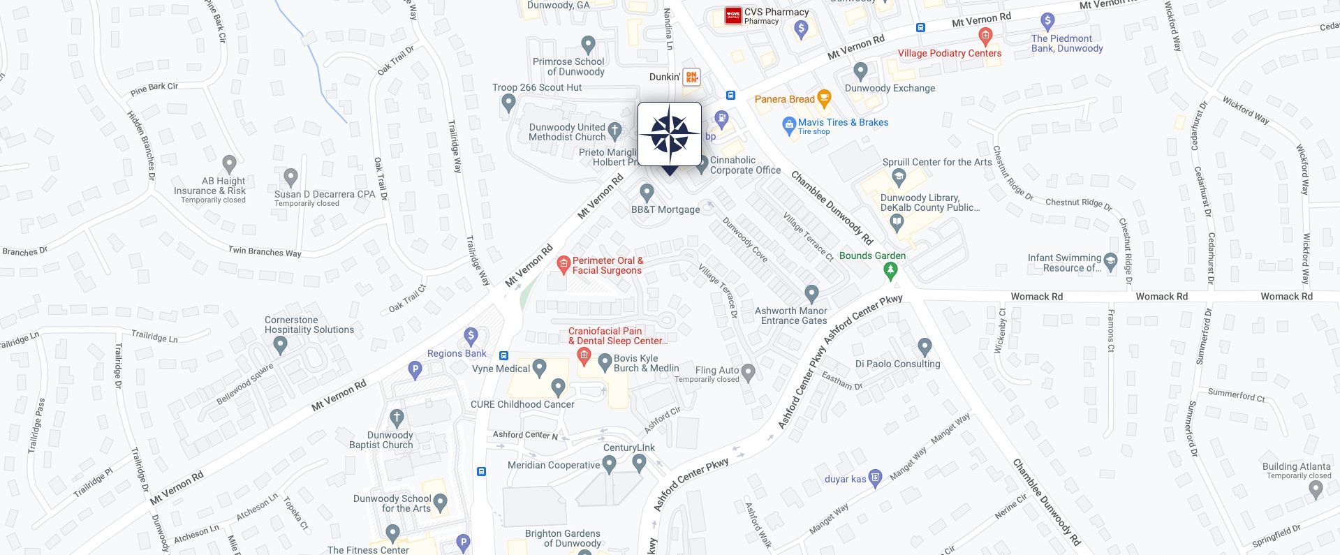 Map with PMHP logo